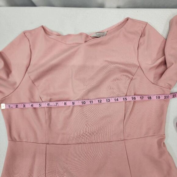 Hobemty Women's XXL 3/4 Sleeve Pencil Dress Boat Neck Midi Sheath Dresses Career - Picture 5 of 9